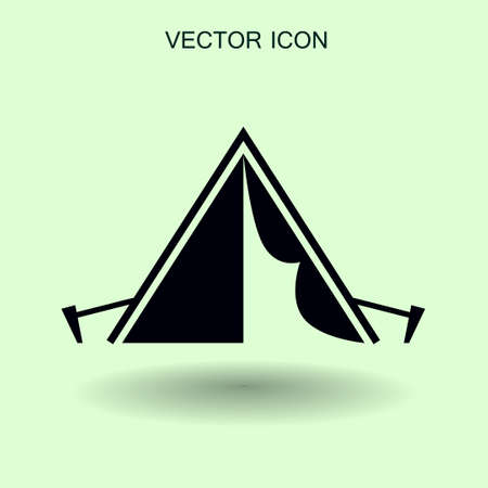 Tourist tent vector illustrationのイラスト素材