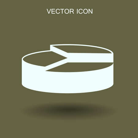 The diagram - a visual aid vector illustrationのイラスト素材