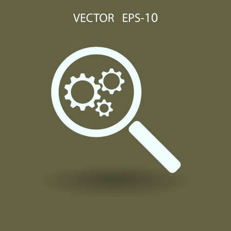 SEO icon. vector illustrationのイラスト素材