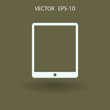 Flat icon of touchpad. vector illustrationのイラスト素材