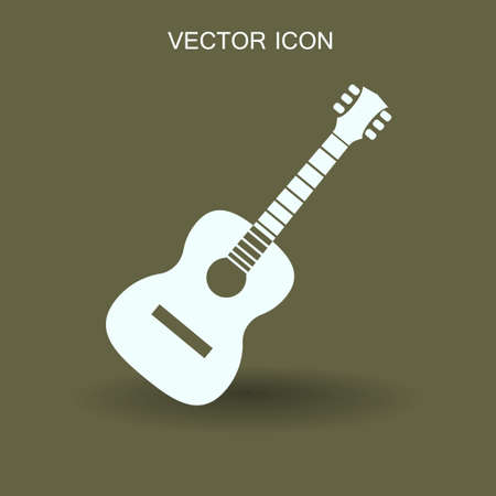 guitar icon vector illustrationのイラスト素材