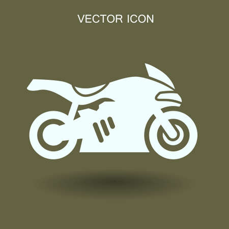 Motorcycle icon vector illustrationのイラスト素材