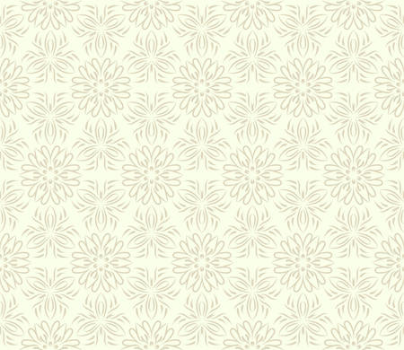 Vector seamless floral pattern. Modern stylish floral abstract texture.のイラスト素材