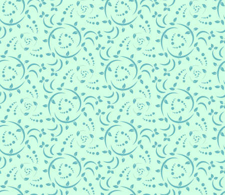 Vector seamless floral pattern. Modern stylish abstract texture.のイラスト素材