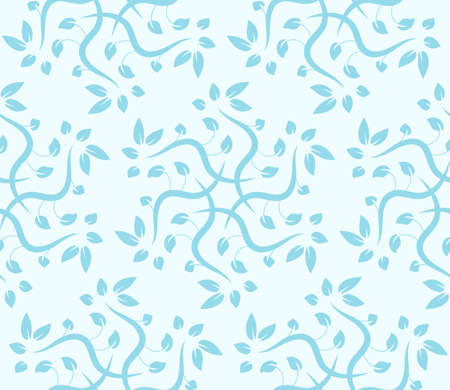 Vector seamless floral pattern. Modern stylish abstract texture.のイラスト素材