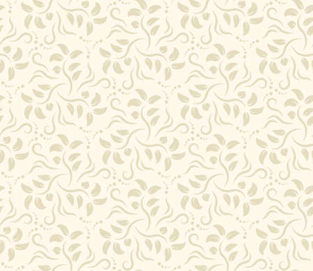 Vector seamless floral pattern. Modern stylish abstract texture.のイラスト素材