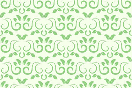 Vector seamless floral pattern. Modern stylish abstract texture.のイラスト素材