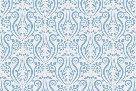 Vector seamless floral pattern. Modern stylish abstract texture.のイラスト素材