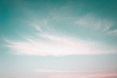 Sky nature background with soft cloudsの写真素材