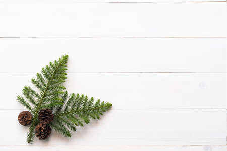 Winter Xmas pine tree wallpaper background artworks.の写真素材