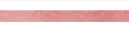 Rose gold bow ribbon band satin pink stripe fabric (isolated on white background with clipping path) for Valentines day holiday gift box, greeting card banner, present wrap design decoration ornamentの写真素材