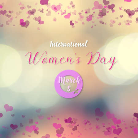 Pledge for parity concept theme Women campaign idea for International women's dayの写真素材