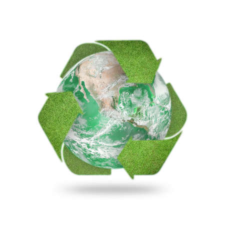 Waste recycle management icon sign for eco friendly conceptの写真素材
