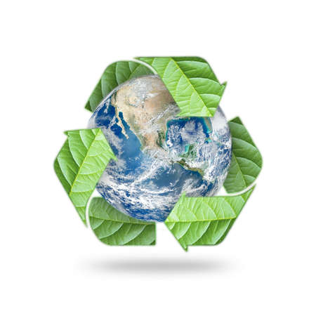 Save world environmental, earth day, energy saving protection awareness campaign, CSR conceptの写真素材