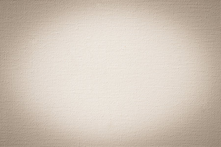 Aged canvas texture background in old white beige sepia color cotton burlap natural fabric cloth for wallpaper and painting design backdropの写真素材