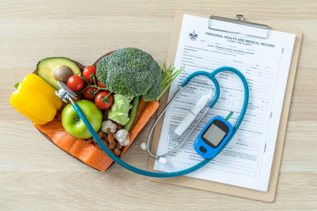 Keto food for ketogenic diet, healthy nutritional food eating lifestyle for good heart health with high protein, fat, low-carb to prevent heart disease and diabetes illness controlのeditorial素材