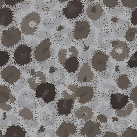 Seamless leopard, ocelot or wild cat fur pattern printのイラスト素材
