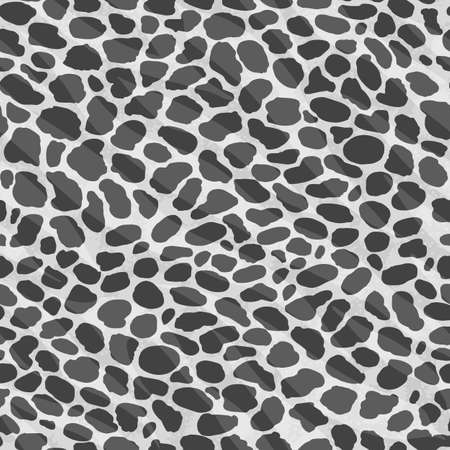 Seamless snowy leopard, ocelot or wild cat fur pattern printの写真素材