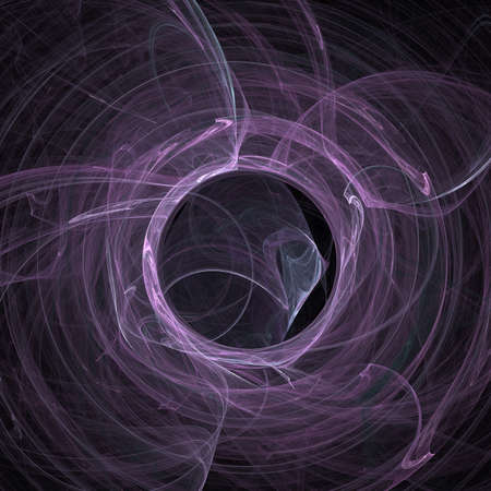 Pink and white mix smoke helix clouds curves futuristic fractal digital artの写真素材