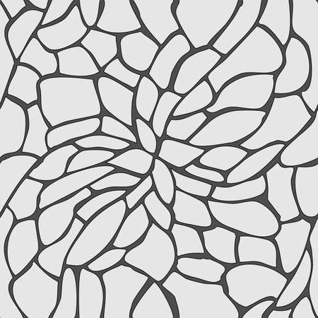 Seamless pattern sharpen stones floor background vector illustration. Trendy grunge cobblestone template for device print design, decoration, floor, textile, web, banner, cardのイラスト素材