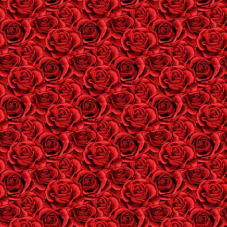 Rose flower Seamless pattern background texture. Happy mother day, womens day, girls birthday, Valentines day. Gift box paper, textile, linen, dress print designのイラスト素材