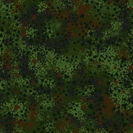Camouflage pattern background. Classic clothing style masking camo repeat printのイラスト素材