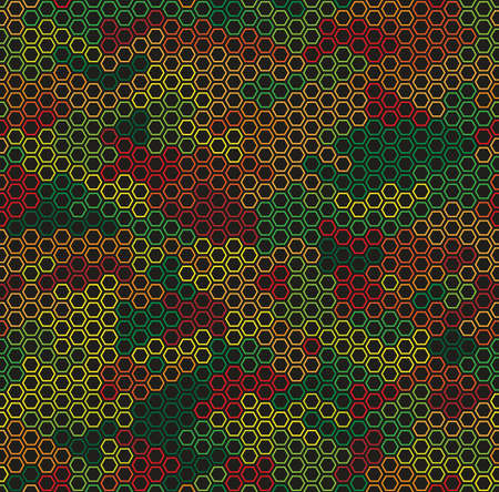 Vector seamless multicolored mosaic pattern. Graphic seamless patternのイラスト素材