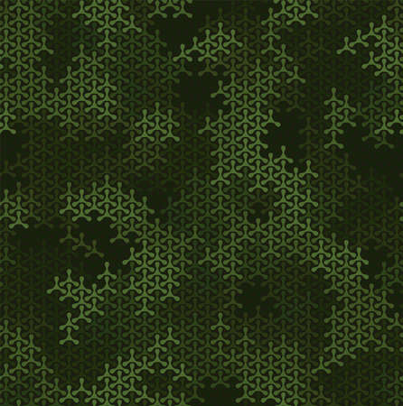 Texture military camouflage seamless pattern. Abstract army vector illustrationのイラスト素材