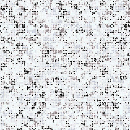 Vector background of grey dust digital hex camoflage patternのイラスト素材