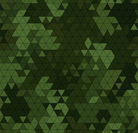 Vector trendy low poly seamless pattern. Camouflage polygonal backgroundのイラスト素材