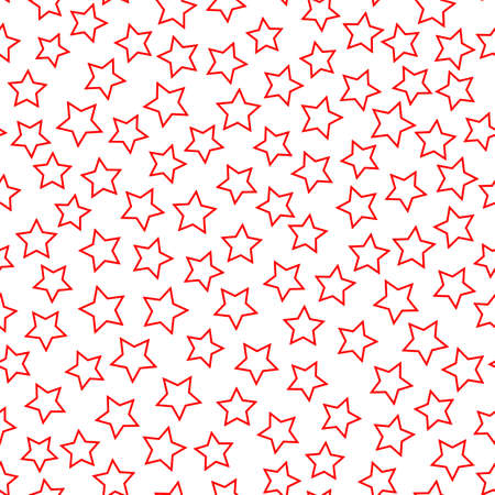 Seamless vector pattern with stars. For Christmas packaging,のイラスト素材