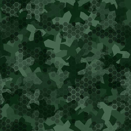 Texture of camouflage in seamless pattern.のイラスト素材