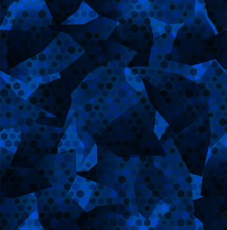Texture of military futuristic camouflage seamless pattern vector illustrationのイラスト素材