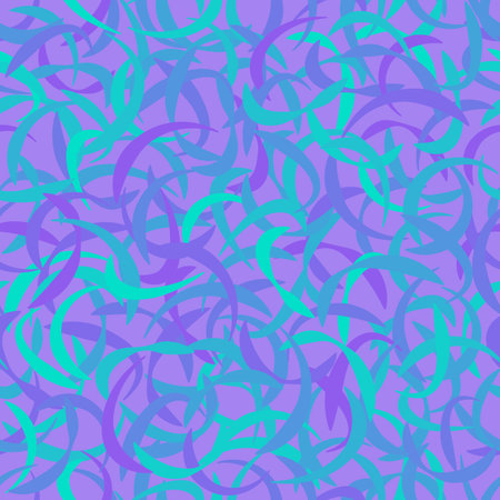 Wavy lines, colorful print for girls and boys, vector abstract seamless patternのイラスト素材