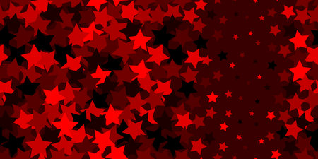 Red sparkles, abstract luminous stardust on a dark backgroundのイラスト素材
