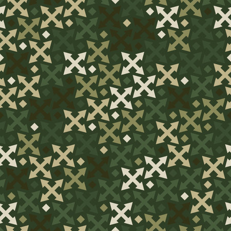 Abstract military or hunting camouflage seamless pattern backgroundのイラスト素材