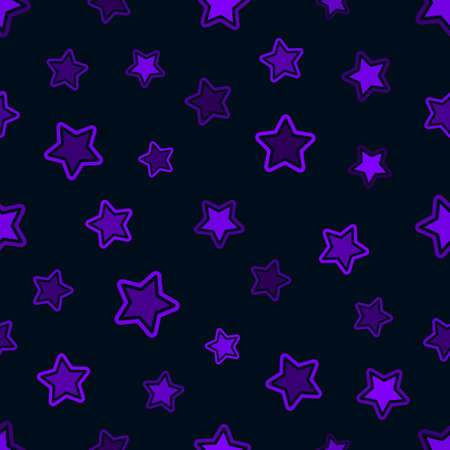 Seamless graphic pattern with simple geometric shape of the starsのイラスト素材