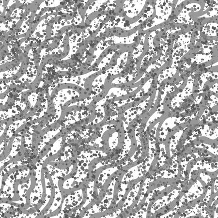 Seamless pattern arctic waves of the snow on a light gray backgroundのイラスト素材