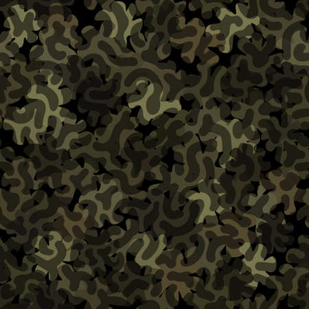Digital camouflage seamless pattern. Abstract army or hunting masking ornamentのイラスト素材