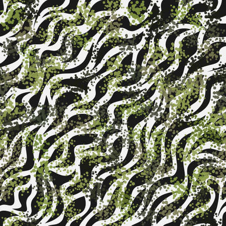 Zebra Stripes Seamless Pattern. Zebra print, animal skin, tiger stripes