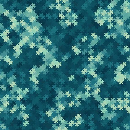 Texture decorative camouflage seamless pattern. Abstract vector illustrationのイラスト素材