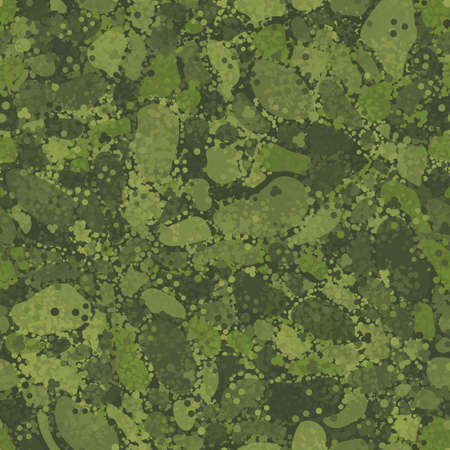 Camouflage pattern background. Classic clothing style masking camo repeat printのイラスト素材