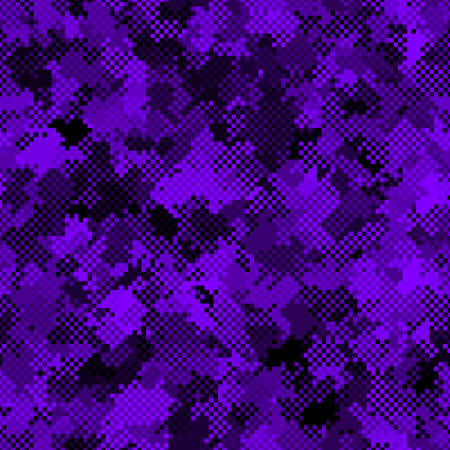 Camouflage pattern background. Digital clothing style masking camo repeat printのイラスト素材
