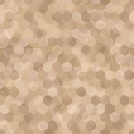 Hexagonal desert camouflage seamless pattern vector stock illustrationのイラスト素材