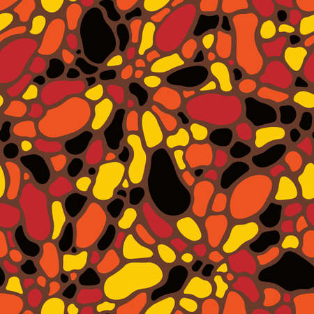 Skin of the alien animal. Spotted texture. Seamless pattern backgroundのイラスト素材