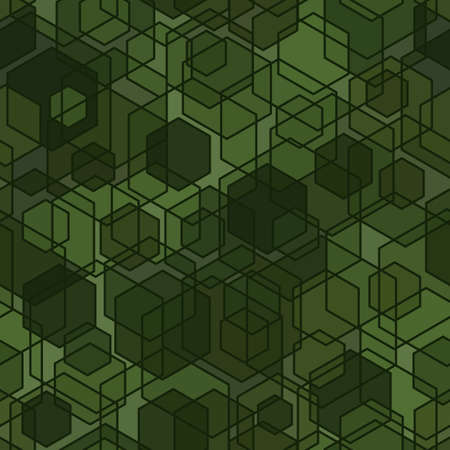 Texture military camouflage seamless pattern. Abstract army vector illustrationのイラスト素材