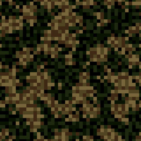 Texture military camouflage seamless pattern. Abstract army vector illustrationのイラスト素材