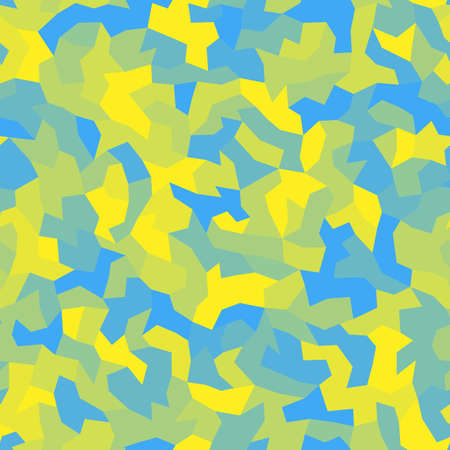 Camouflage pattern background. Classic clothing style masking camo repeat printのイラスト素材