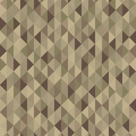Abstract beige and tan background. Vector polygonal designのイラスト素材