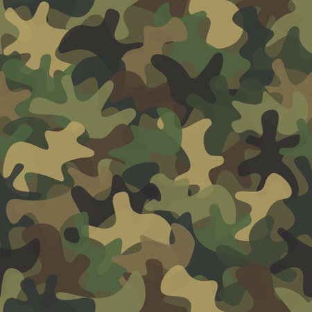 Camouflage seamless pattern background masking camo repeat printのイラスト素材